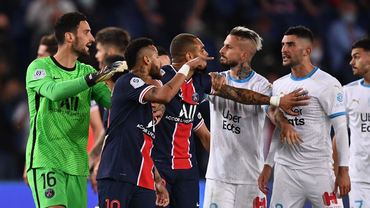 Tawuran Pemain dan Lima Kartu Merah, PSG Kalah dari Marseille