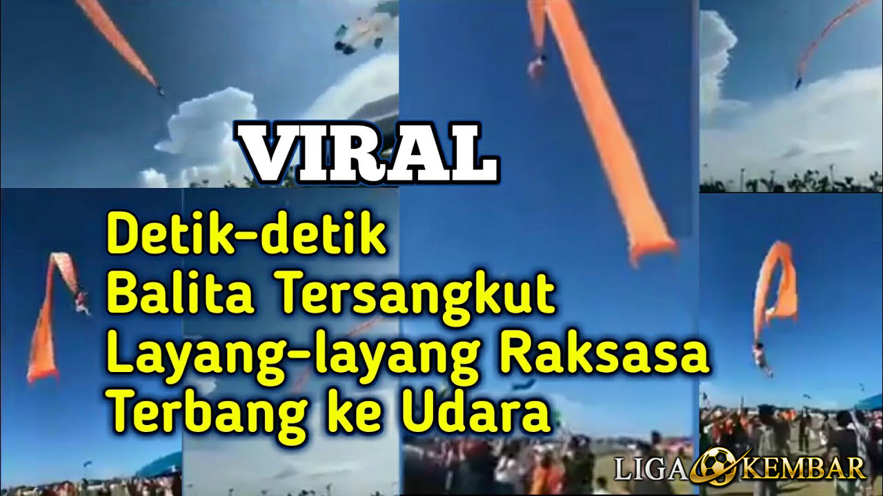 Viral Balita 3 Tahun Ikut Terbang Tersangkut Layangan Raksasa
