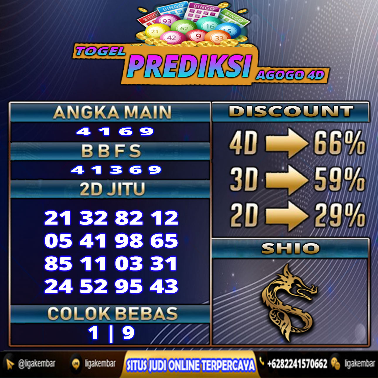 PREDIKSI TOGEL 09 OKTOBER 2020