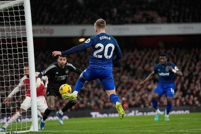 Hasil Arsenal vs West Ham: Skor 0-2