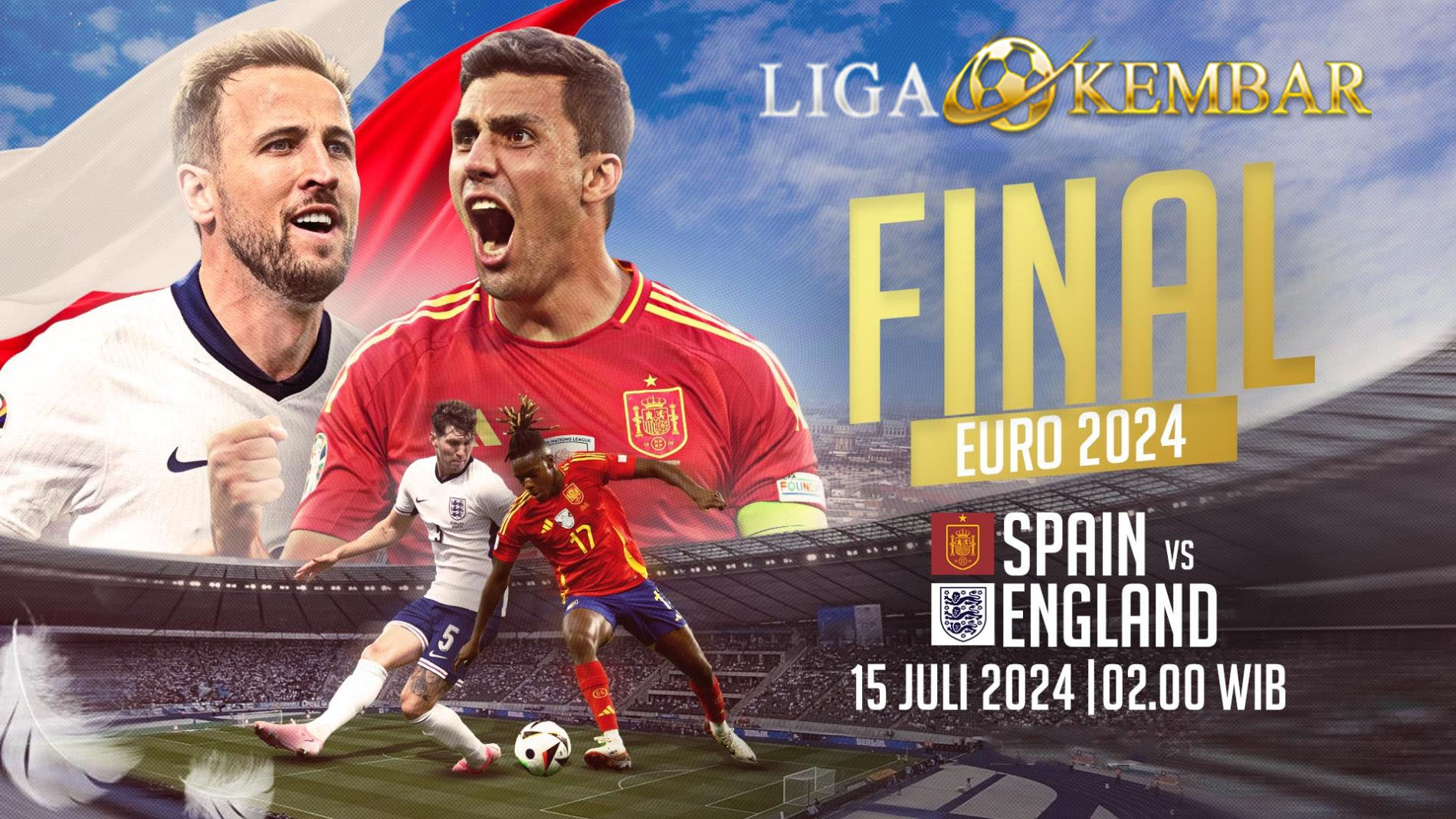 Prediksi Final Euro 2024: Spanyol vs Inggris