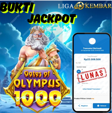 BUKTI JACKPOT GATES OF OLYMPUS 1000 !!