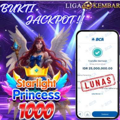 BUKTI JACKPOT STARLIGHT PRINCES 1000 !!
