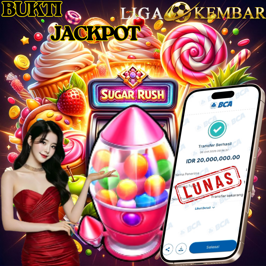BUKTI JACKPOT SUGAR RUSH !!