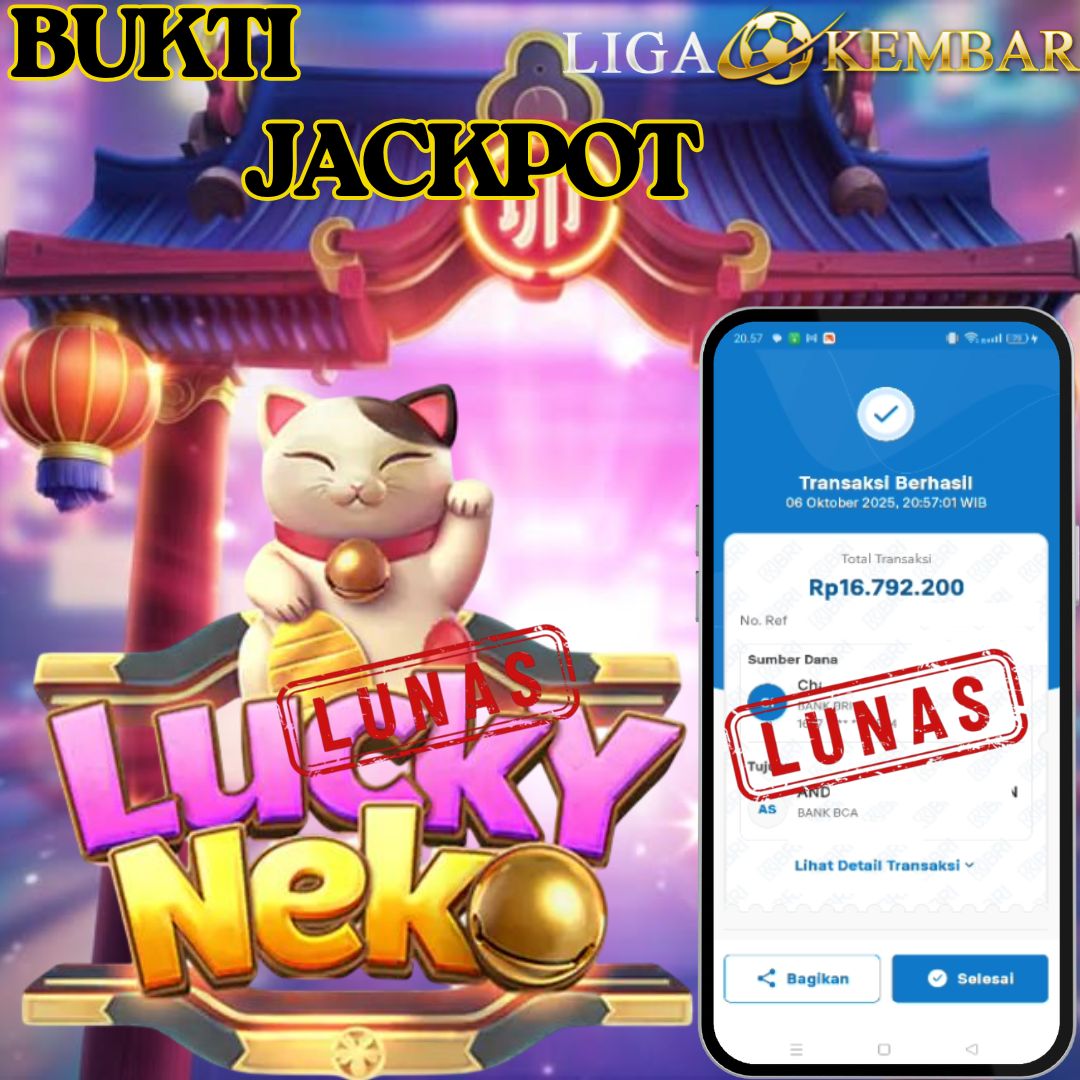 BUKTI JACKPOT LUCKY NEKO !!