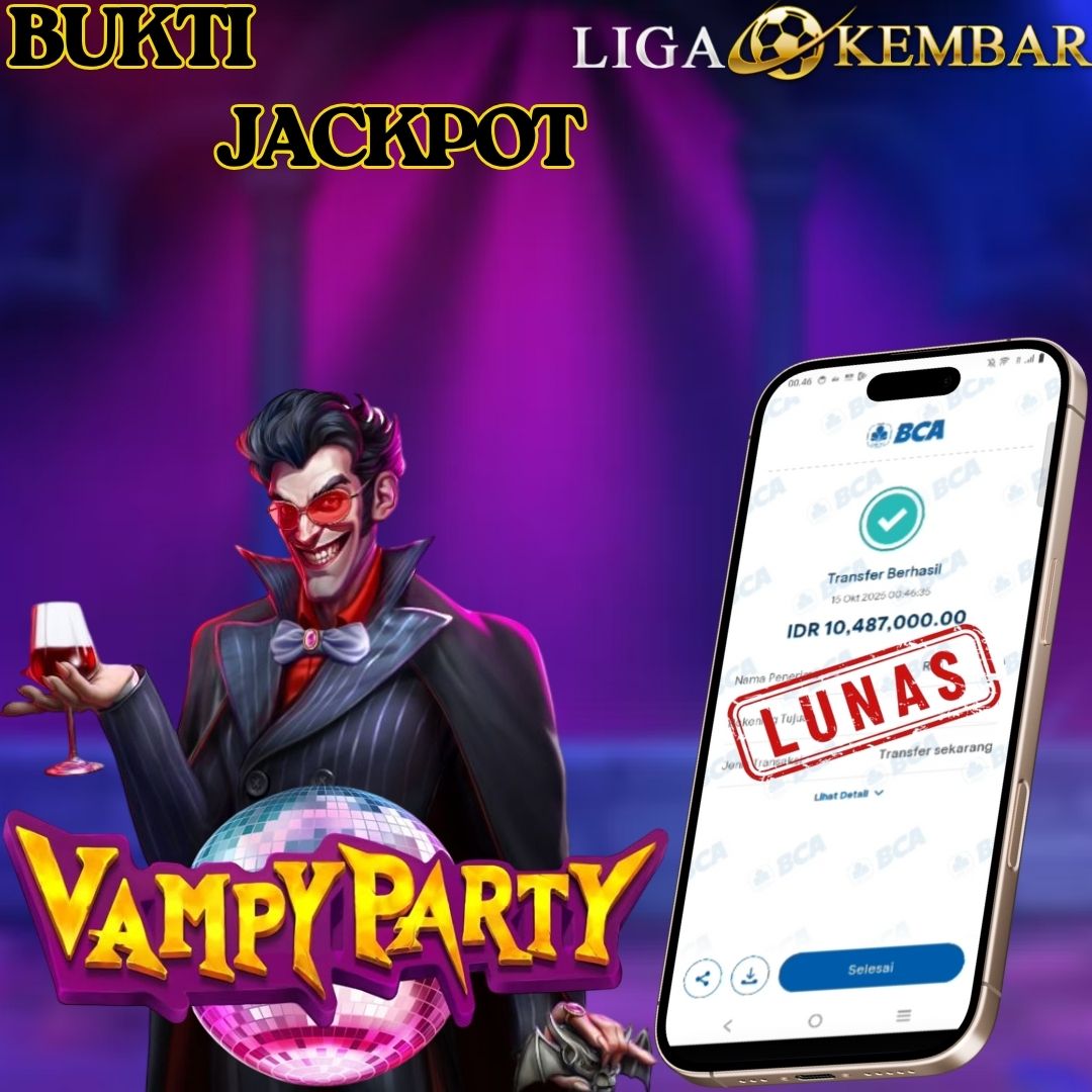 BUKTI JACKPOT SLOT VAMPY PARTY !!