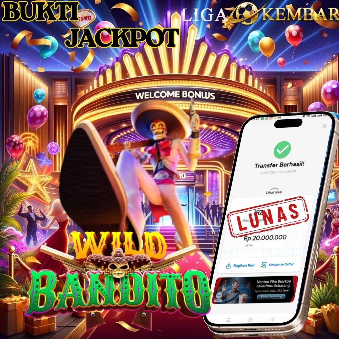BUKTI JACKPOT SLOT WILD BANDITO !!