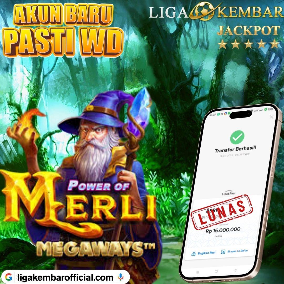 BUKTI JACKPOT SLOT POWER OF MERLIN MEGAWAYS  !!