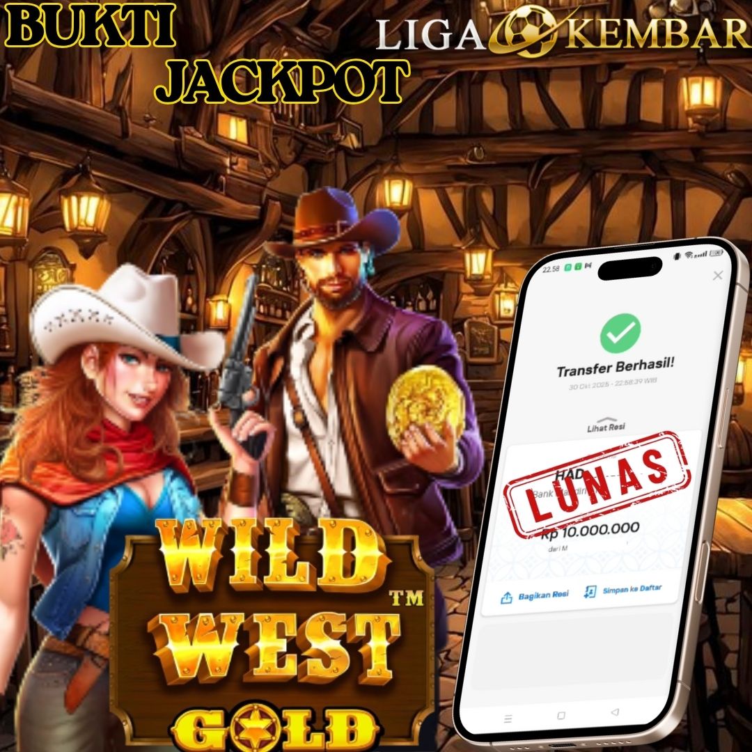 BUKTI JACKPOT SLOT WILD WEST GOLD !!