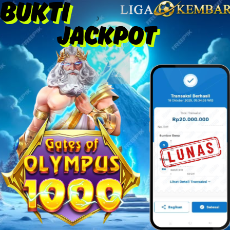 BUKTI JACKPOT SLOT GATES OF OLYMPUS 1000 !!