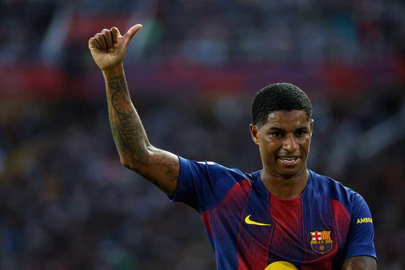 Marcus Rashford Meledak di Barcelona !!