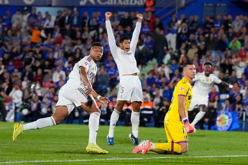 Man of the Match Getafe vs Real Madrid: Kylian Mbappe