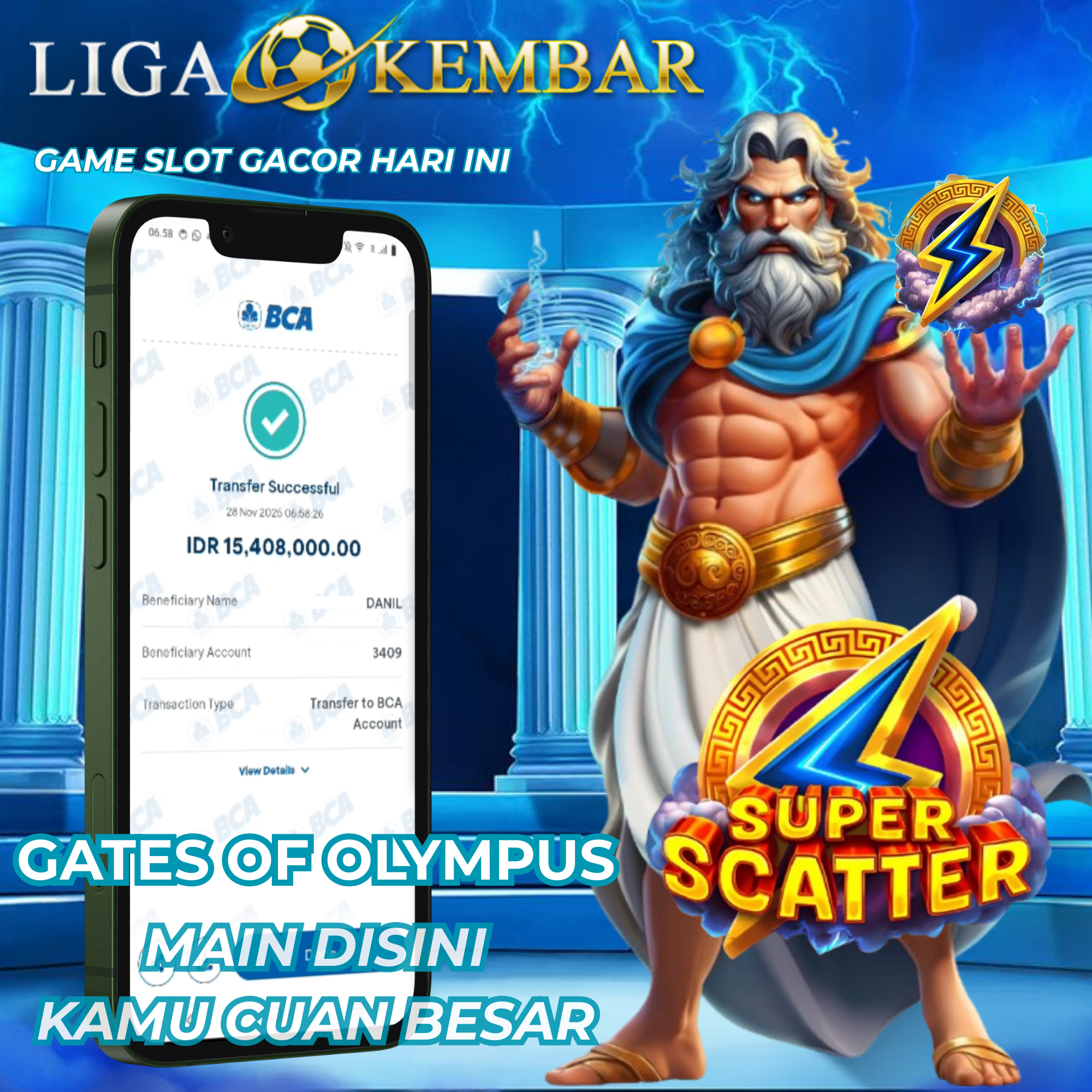 LIGA KEMBAR ADA KAKEK PALING GACOR JAKPOT SETIAP HARI TANPA HENTI !!!!