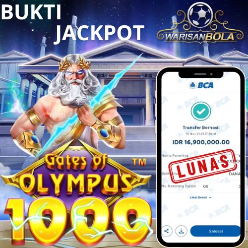 BUKTI JACKPOT SLOT GATES OF OLYMPUS 1000 !!