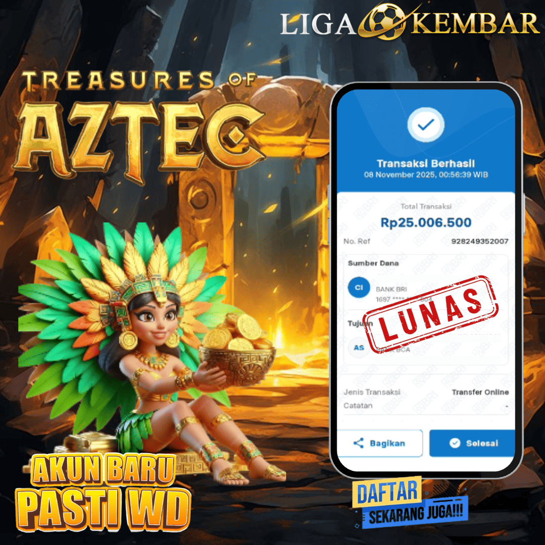 AZTEC TREASURE – PG SOFT GAME JAKPOT GACOR LIGA KEMBAR !!!