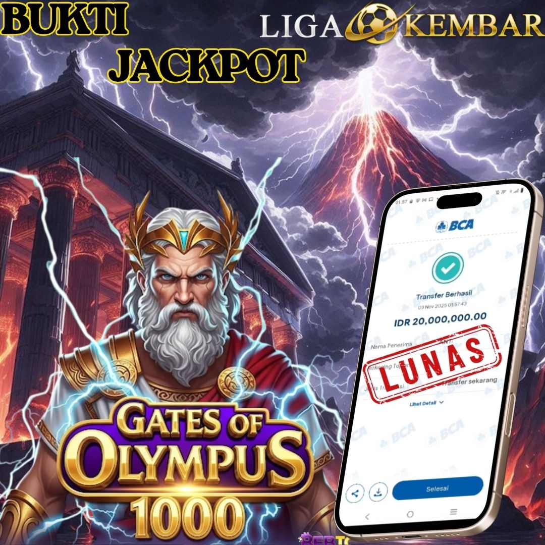 BUKTI JACKPOT SLOT GATES OF OLYMPUS 1000 !!