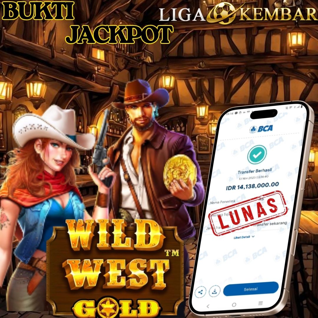 BUKTI JACKPOT SLOT WILD WEST GOLD !!