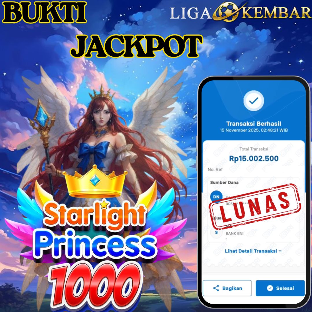 BUKTI JACKPOT SLOT STARLIGHT PRINCESS 1000 !!