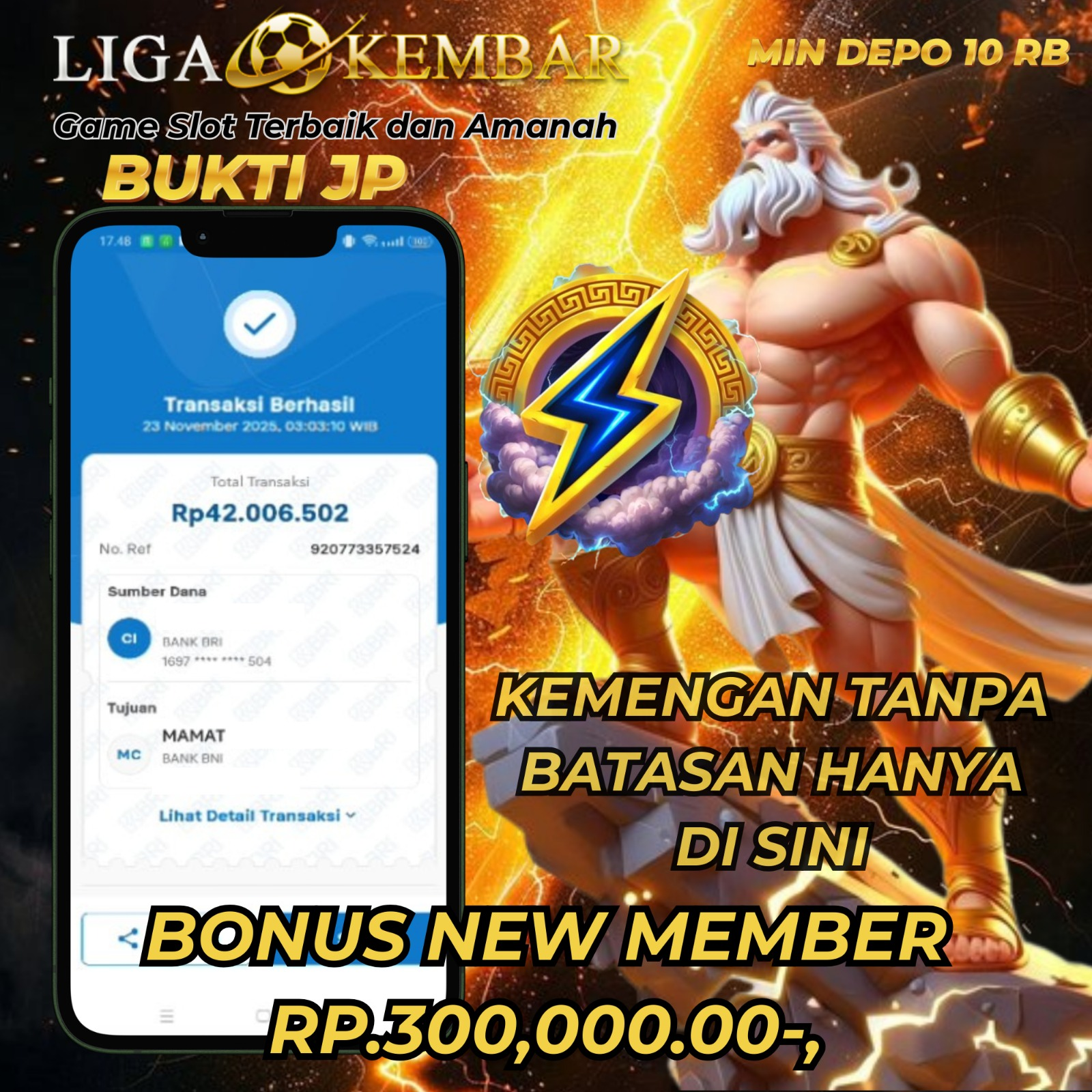 SLOT LIGA KEMBAR SUDAH TERBUKTI GACOR TIDAK ADA LAWAN DIMANA PUN !!!!