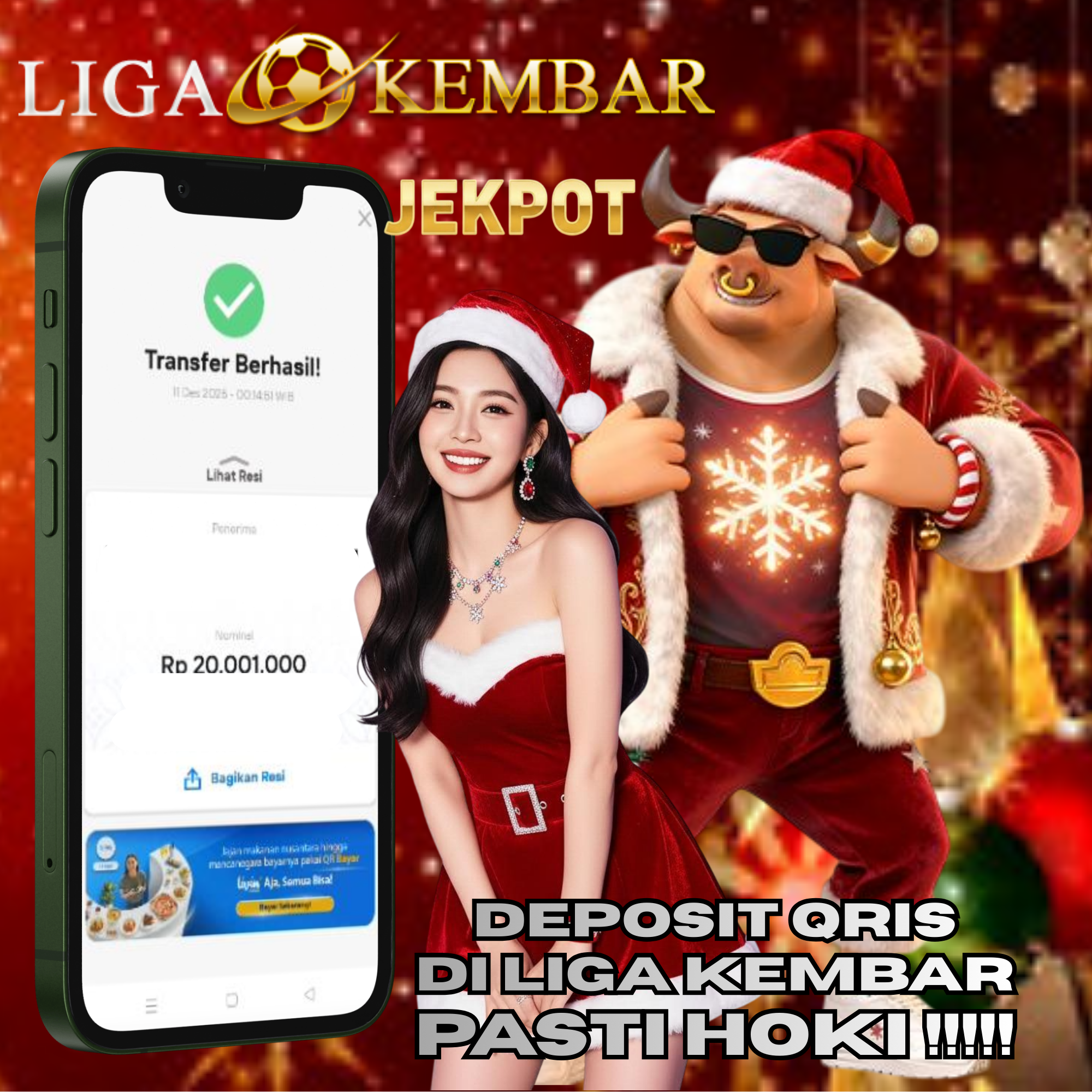 LIGA KEMBAR GACOR DI BULAN DESEMBER, JAKPOT TERUS MEMBER LIGA KEMBAR !!!!