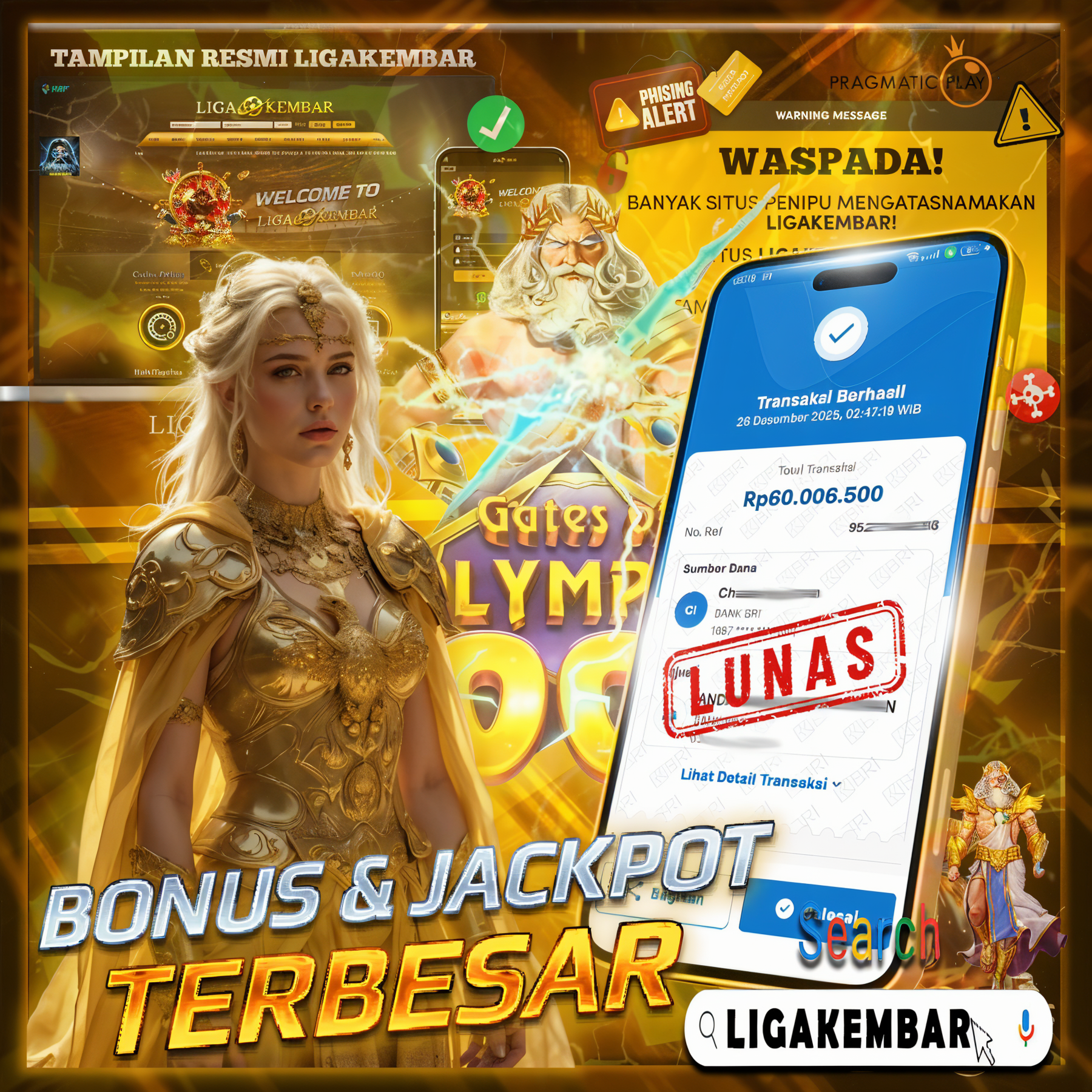 BUKTI JACKPOT HARI INI SPESIAL NATAL & TAHUN BARU 2026